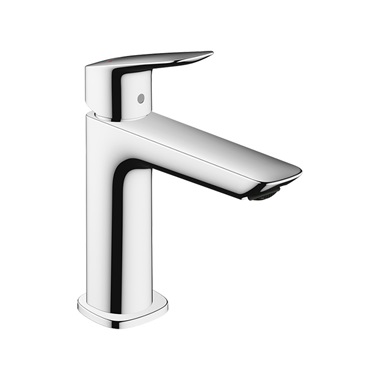 Hansgrohe Logis 110 Fine, Push-Open lefolyógarnitúrával, egykaros mosdócsaptelep, króm