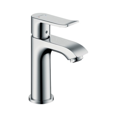 Hansgrohe Metris egykaros mosdócsaptelep 100 kézmosókhoz, lefolyógarnitúra nélkül, króm Hansgrohe Metris egykaros mosdócsaptelep 100 kézmosókhoz, lefolyógarnitúra nélkül, króm