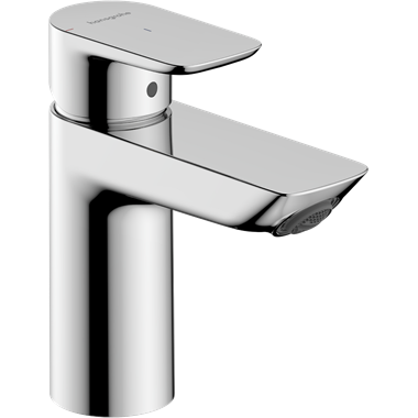 Hansgrohe Neovis Q egykaros mosdócsaptelep 100 Coolstart fém push-open lefolyógarnitúrával, króm