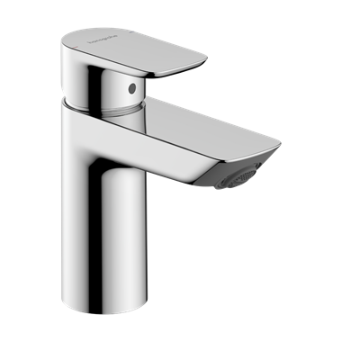 Hansgrohe Neovis Q egykaros mosdócsaptelep 100, push-open lefolyógarnitúrával, króm