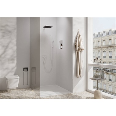 Hansgrohe Pulsify 260 E fejzuhany, 1jet, EcoSmart, matt fehér