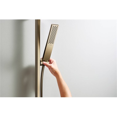 Hansgrohe Pulsify E keskeny kézizuhany, 1jet,EcoSmart, szálcsiszolt bronz