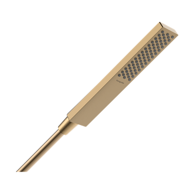 Hansgrohe Pulsify E 100 kézizuhany keskeny, 1 jet, EcoSmart+ szálcsiszolt bronz