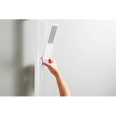Hansgrohe Pulsify E 100 zuhanyszett 1 jet, 650 mm-es zuhanyrúddal, matt fehér