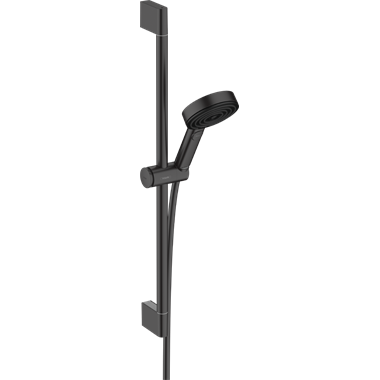 Hansgrohe Pulsify S select 105 Relaxation zuhanyszett 3 jet,  65 cm-es zuhanyrúddal, matt fekete