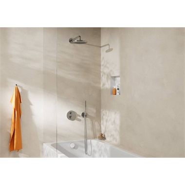 Hansgrohe Pulsify S 100 kézizuhany hengeres, 1jet, EcoSmart, króm