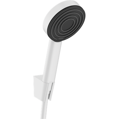 Hansgrohe Pulsify 105 kézizuhany szett 1jet, 125 cm-es zuhanytömlővel, matt fehér