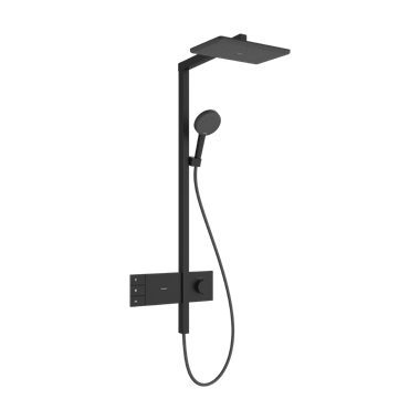 Hansgrohe Raindance Alive Q showerpipe 210/340, 2jet, showerselect comfort, matt fekete