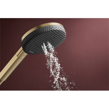 Hansgrohe Raindance Alive Select S zuhanyszett 125, 3jet, Ecosmart+  designflex 160 cm, szálcsiszolt bronz