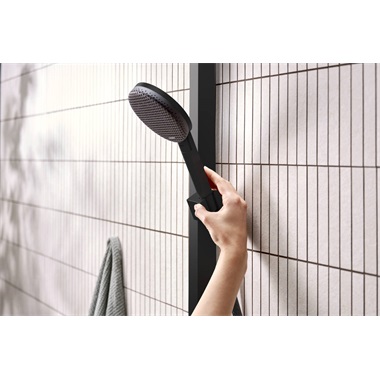 Hansgrohe Raindance Alive S showerpipe 300, 1jet, ecosmart, showerselect comfort, matt fekete