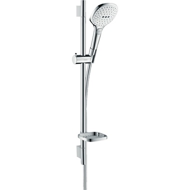 Hansgrohe Raindance Select E 120 Unica S Puro zuhanyszett 0,65 m fehér, króm