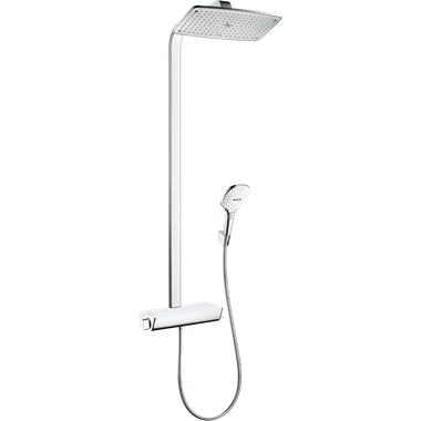 Hansgrohe Hansgrohe Raindance E 360 Showerpipe zuhanyrendszer fehér króm
