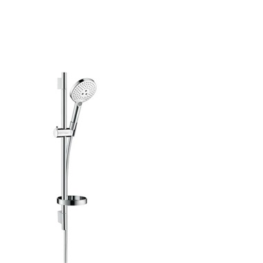 Hansgrohe Raindance Select S120 Unica S Puro zuhanyszett, 0,65 m, fehér