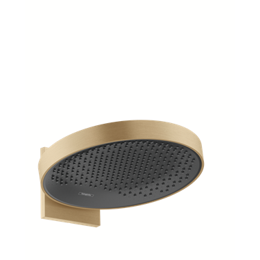 Hansgrohe Rainfinity 360 fejzuhany fali csatlakozóval, 1 jet, szálcsiszolt bronz