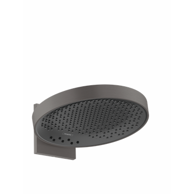 Hansgrohe rainfinity 360  fejzuhany fali csatlakozóval, 3 jet, szálcsiszolt fekete