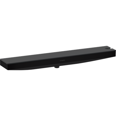 Hansgrohe Rainfinity Porter 500 fali csatlakozó zuhanytartóval, jobb oldali kivitelben, polccal, matt fekete