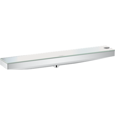 Hansgrohe Rainfinity  Porter 500 fali csatlakozó zuhanytartóval, jobb oldali kivitelben polccal, króm