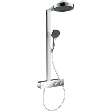 Hansgrohe Rainfinity zuhanyszett Showerpipe 250, 1jet EcoSmart, showertablet 350, króm