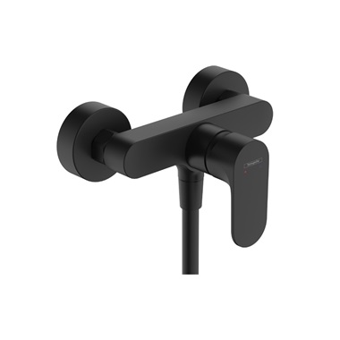 Hansgrohe Rebris S falsíkon kívüli egykaros zuhanycsaptelep matt fekete