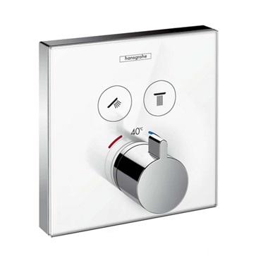 Hansgrohe Showerselect glass falsík alatti termosztátos csaptelep Hansgrohe Showerselect glass falsík alatti termosztátos csaptelep