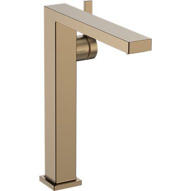 Hansgrohe Tecturis E Egykaros mosdócsaptelep Fine 240, CoolStart EcoSmart+, lefolyógarnitúra nélkül, szálcsiszolt bronz 