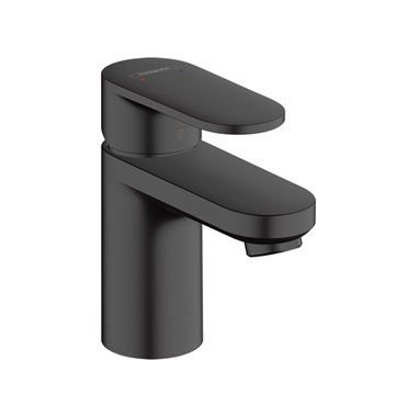 Hansgrohe Vernis Blend 70 egykaros mosdócsaptelep automata lefolyógarnitúrával, matt fekete 