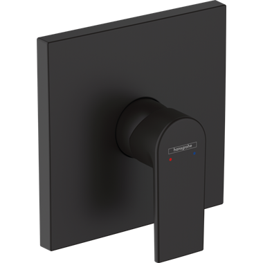 Hansgrohe Vernis Shape egykaros falsík alatti zuhanycsaptelep matt fekete