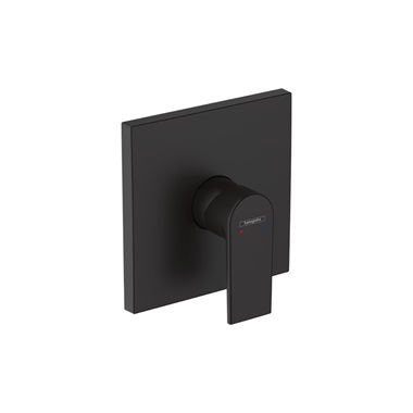 Hansgrohe Vernis Shape egykaros falsík alatti zuhanycsaptelep matt fekete