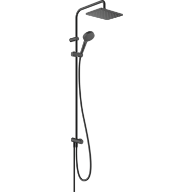 Hansgrohe Vernis Shape Showerpipe 230, 1 jet Reno zuhanyrendszer matt fekete Hansgrohe Vernis Shape Showerpipe 230, 1 jet Reno zuhanyrendszer matt fekete