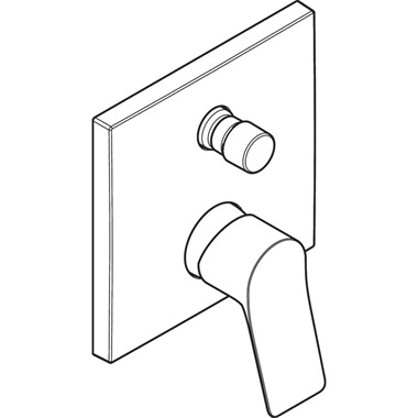 Hansgrohe Vivenis egykaros falsík alatti kádcsaptelep króm