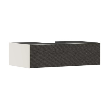 Hansgrohe Xevolos E konzolos mosdószekrény, 950/550 1 fiókos, matt bézs, textil sötétszürke