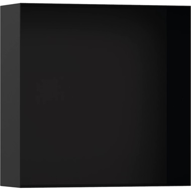 Hansgrohe XtraStoris Minimalistic falfülke keret nélkül, 30x30x10 cm, matt fekete