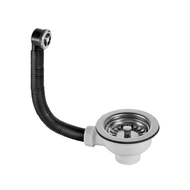 McAlpine leeresztőszelep túlfolyóval 6/4" 114 mm, 1 medncés, függőleges