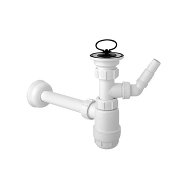 McAlpin búraszifon mosógép csatlakozás, állítható leeresztővel 5/4" - 32 mm