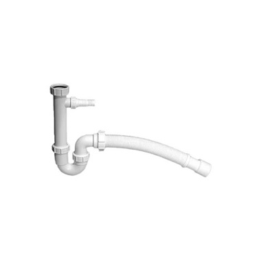 McAlpine mosogató csőszifon 6/4", 40/50 + flexibilis cső