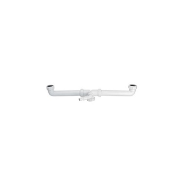 HC két medencés mosogató bekötő 6/4”x40 mm, tömlő csatlakozóval