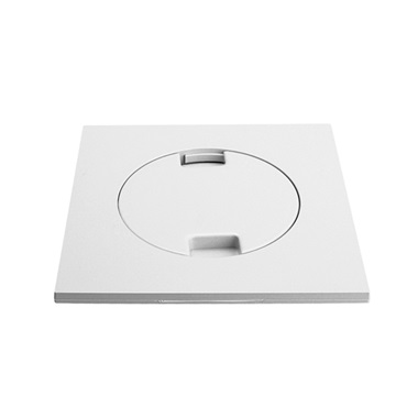 HC padlórács 150x150 mm, műanyag  fedéllel