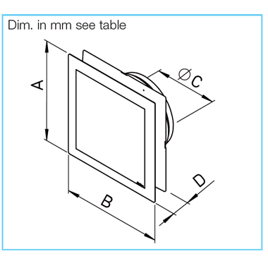 Helios DVL állítható műanyag  levegőmennyiség-szabályzó rács