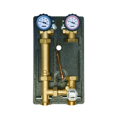 Herz Pumpfix Constans, sziv. nélkül, keverőszeleppel, termosztatikus fejjel és érintkező felülettel