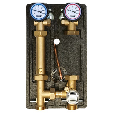 Herz Pumpfix Constans, sziv. nélkül, keverőszeleppel, termosztatikus fejjel és érintkező felülettel