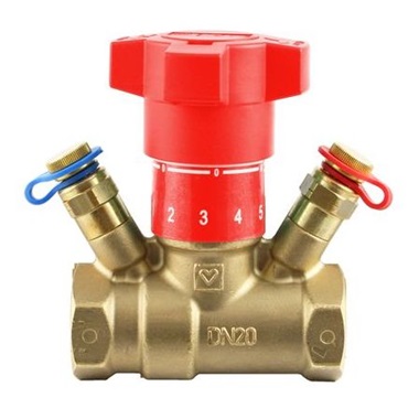 Herz Strömax-GN szabályozószelep 1/2" + mérőcsonk