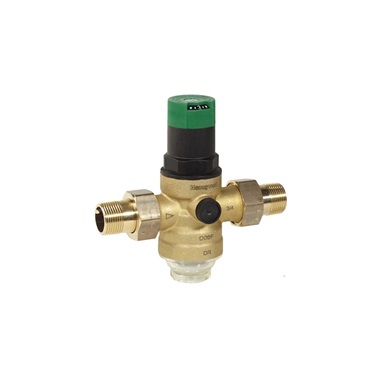 Honeywell Home nyomáscsökkentő 1/2" szűrővel króm