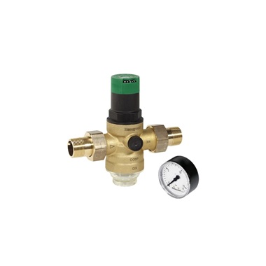 Honeywell Home nyomáscsökkentő 1" szűrő+manométer "EB"
