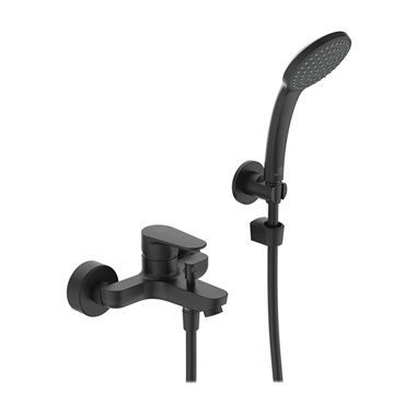 Ideal Standard Cerafine O kádtöltő csaptelep + kézi zuhany szett, silk black