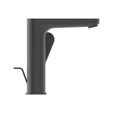 Ideal Standard Cerafine O mosdócsaptelep, leeresztővel, 155 mm, silk black