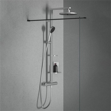 Ideal Standard Ceratherm ALU+ termosztátos zuhanyrendszer, silver