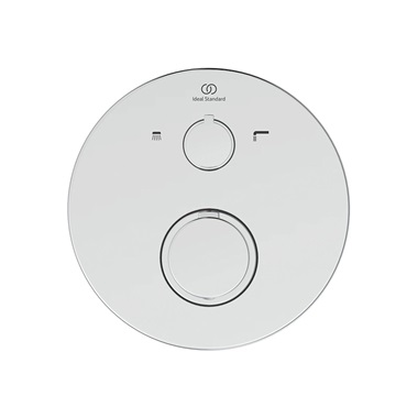 Ideal Standard Ceratherm T100 beépített termosztátos kádtöltő csaptelep színkészlet, 2 fogyasztó, króm