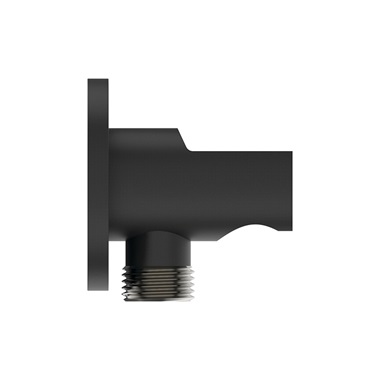 Ideal Standard Idealrain fali zuhanytartó csatlakozóval, Silk Black