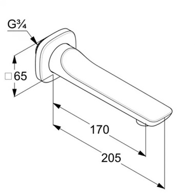 Kludi Ameo kádbefolyó