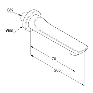 Kludi Balance kádbefolyó króm, fehér
